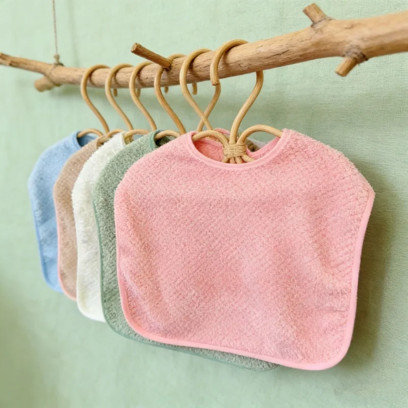  침받이 방수  턱받이 어린이 식사용 앞치마 남아 여아 프릴 타월   트림 천 물받이