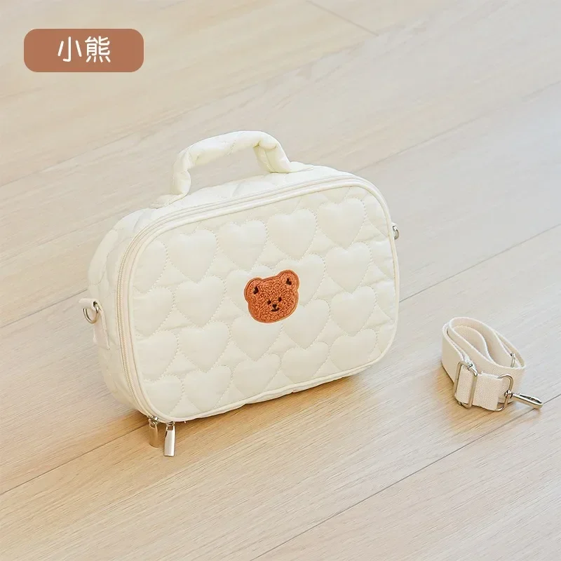 New Mommy Bag Cute Print Embroidery Mommy Bag Zipper Newborn Baby Diaper Bags Nappy Pouch Travel Stroller Storage Bags Travel