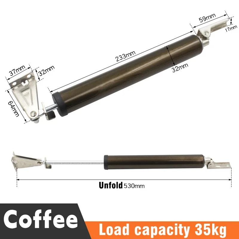 Door Closer Door Stopper Aluminium Alloy Pneumatic Door Closing Device Adjustable Automatic Spring Door Closer 100 Degrees Within Positioning Stop