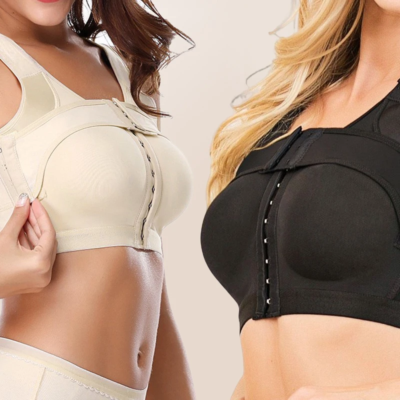 

New Women Front Breast Support Bra Implant Stabilizer Post Surgery Compression Underwear Surgical Breast Augmentation Bralette