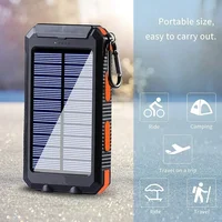 New 50000mAh Solar Waterproof Power Bank Large Capacity External Battery Fast Charger for iPhone Samsung Xiaomi 2