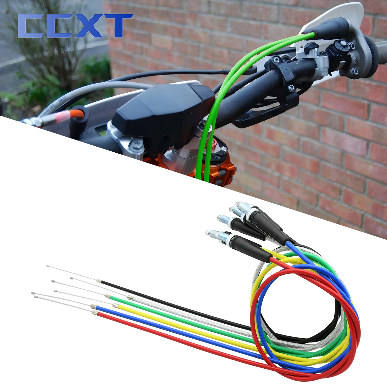 Kit Câble D'accélérateur Universel Moto U01-4-100-BK – Diamètre 6mm, Laiton