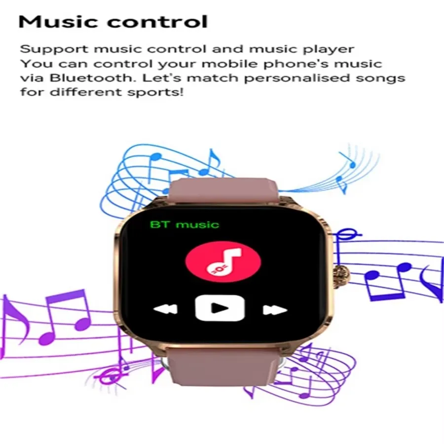 2026 New Men's Smart Watch Women's Gift 2.01inch HD Full Touch Screen Sports Fitness Watch Electronics Bluetooth Talk Smartwatch - Image 4