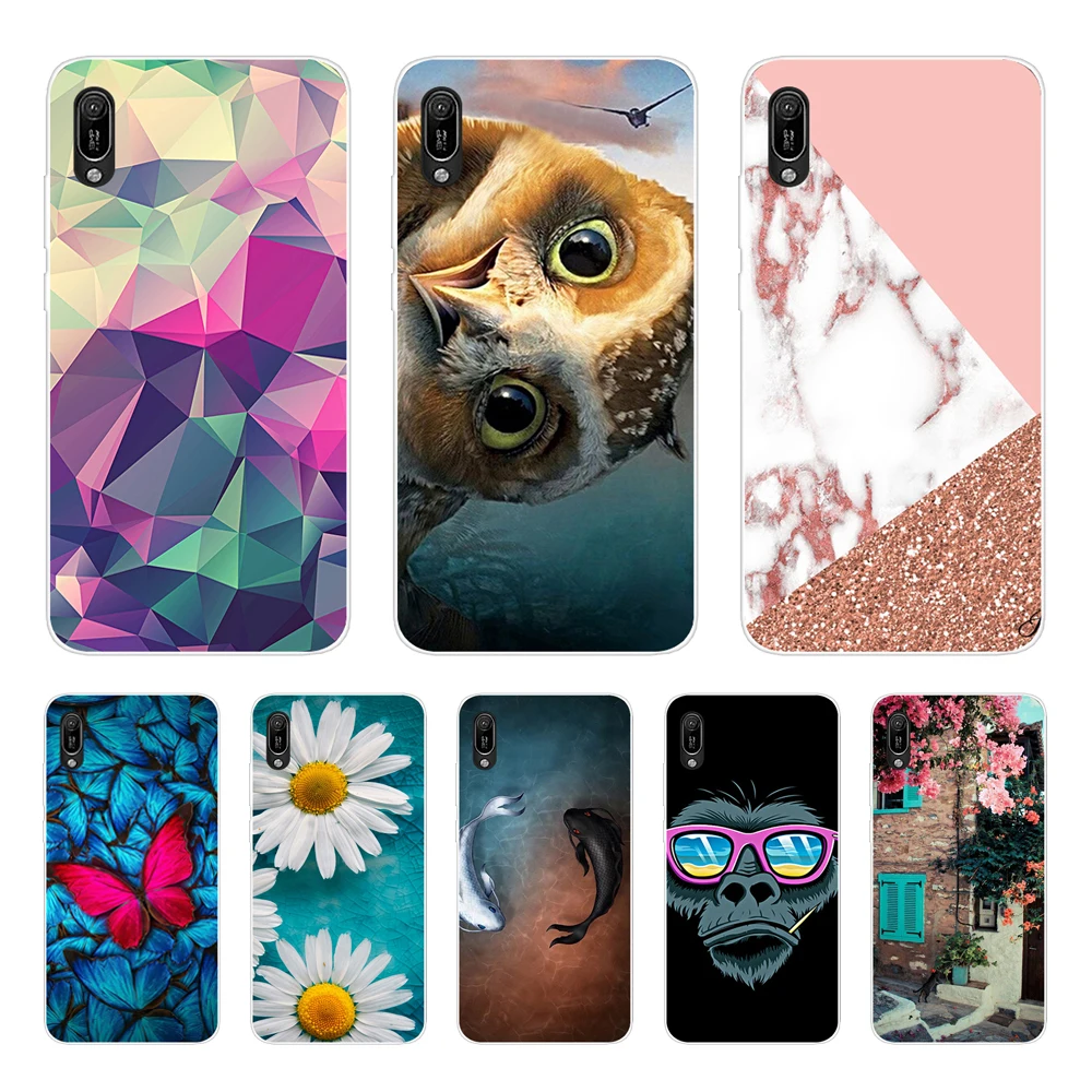 Huawei Y6 Pro 2019 Custodia Huawei Y6 2019 Custodia In Silicone Tpu Custodia Morbida Per Y6 2019 Mrd-Lx1 Mrd-Lx1F Y6 Pro Y6Prime