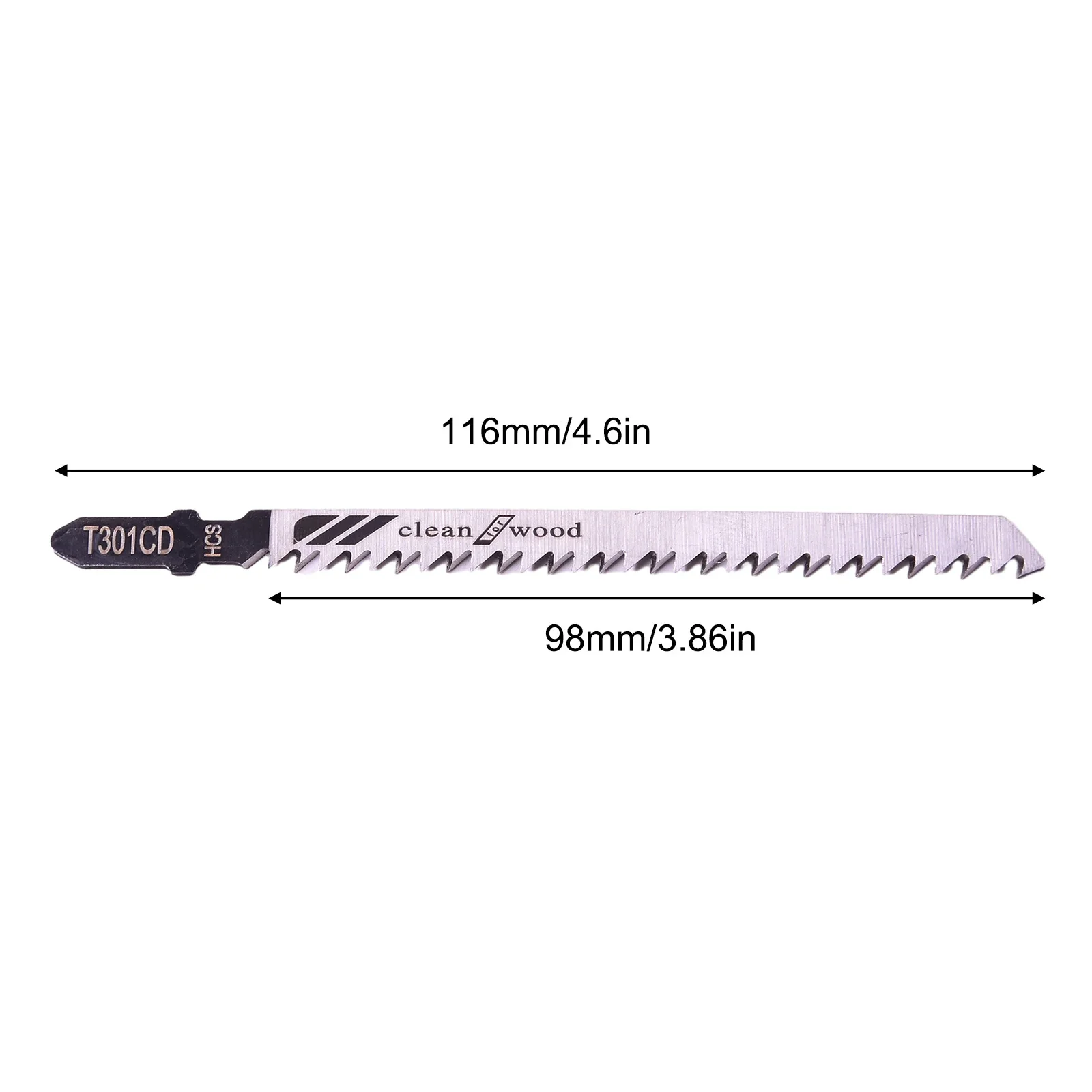 T301CD Jigsaw Blade Set High Carbon Steel Reciprocating Saw Blade jig saw blades reciprocating saw blades For Sheet Panels Wood Plastic Metal Cutting Woodworking 5Pcs