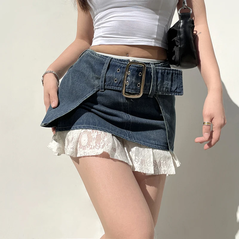 low waisted skirt jeans