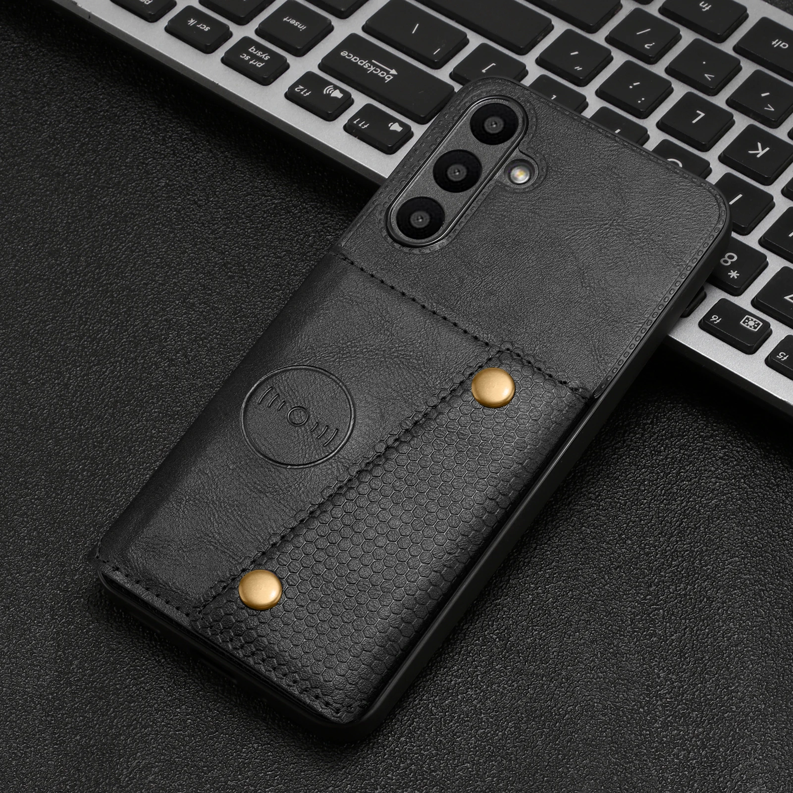 Versatile Card Holder Phone Case with Kickstand – Shockproof Protective Cover