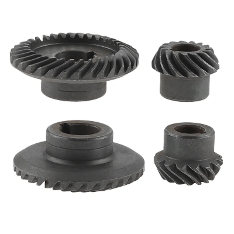 

4Pcs Metal Angle Grinder Gear Ring +Pinion Gear for 125 150 Bevel Gear Angle Grinder Polishing Machine Accessories Teeth 32/15