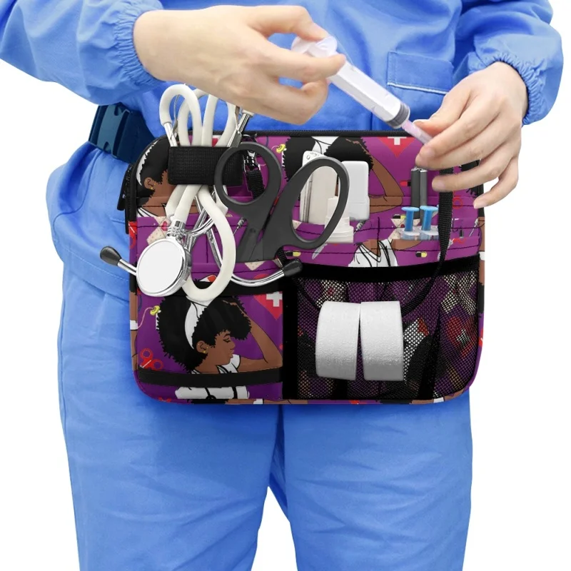 

Twoheartsgirl Medical Device Nurses Storage Hip Bags Large Capacit Nursing Waist Pack Medical Belt Organizer Care Accessories