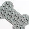 1PC Dog Slow Food Pad Bone Silicone Pet Licking Pad Pet Placemat Cat Slow Feeding Mat Dog Lick Mats Silicone 3