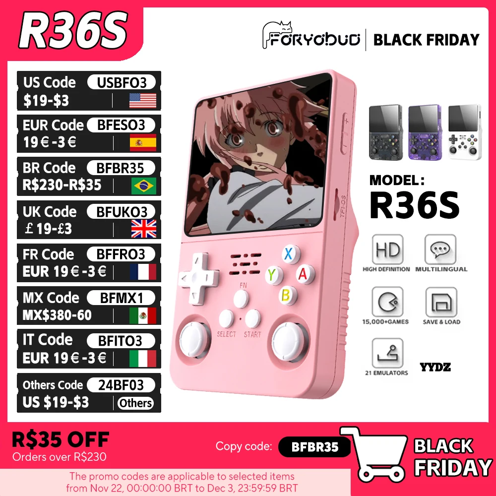 R36S Retro Handheld Game Console 1
