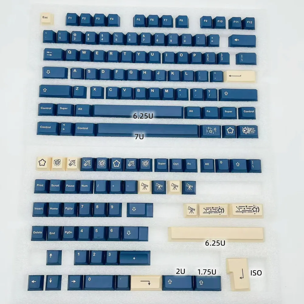 PBT 124 Teclas GMK Cometa Teclas Cereja