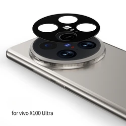 Premium Rear Camera Lens Cover - Durable Aluminum Metal Protector with Film (For Vivo X100 Ultra)