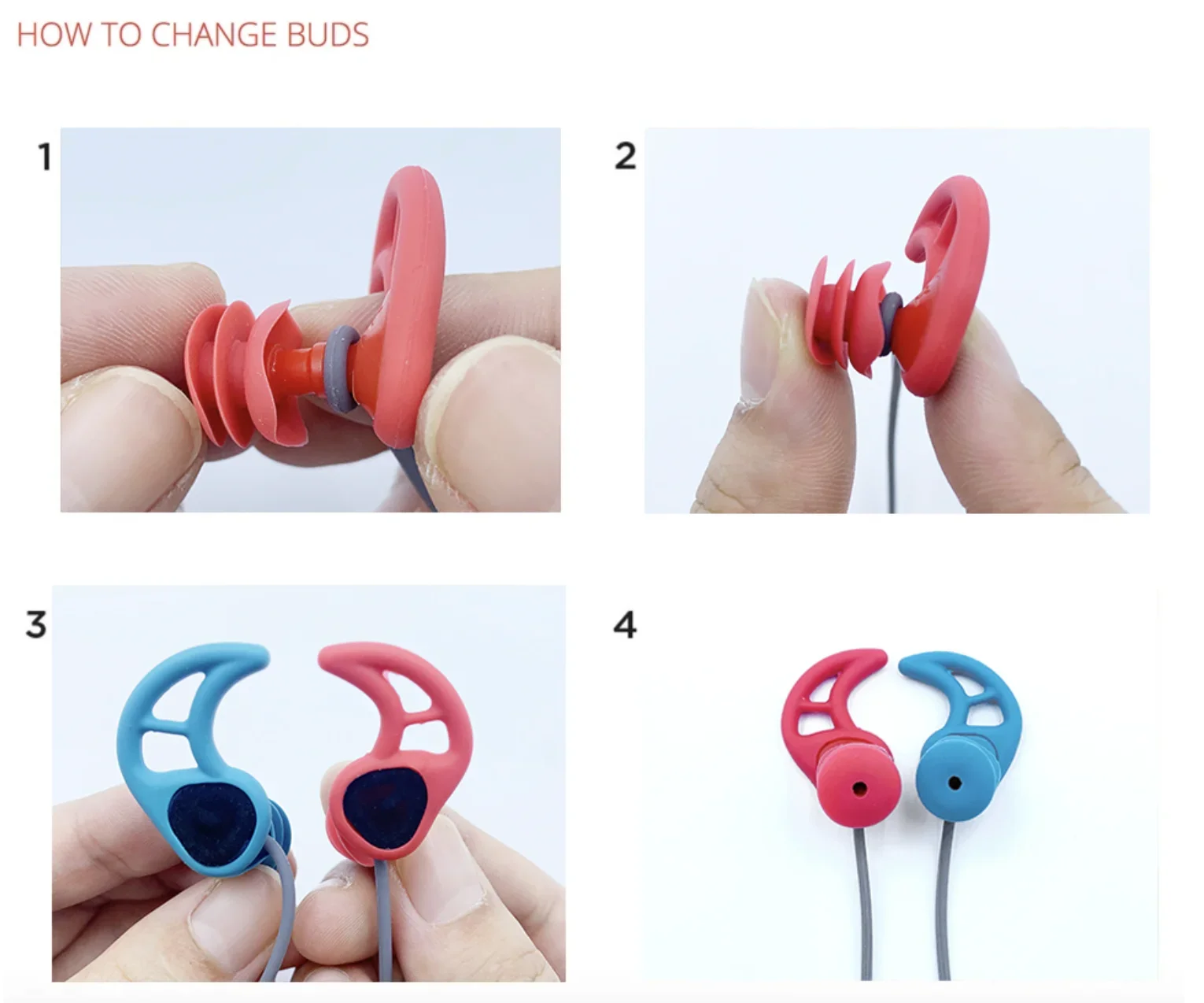 Swimming Ear Plugs Soft Silicone Sound Waterproof Earplugs Diving Water Surf Swim Water Proof Touch Ear Buds Snorkeling Set 4