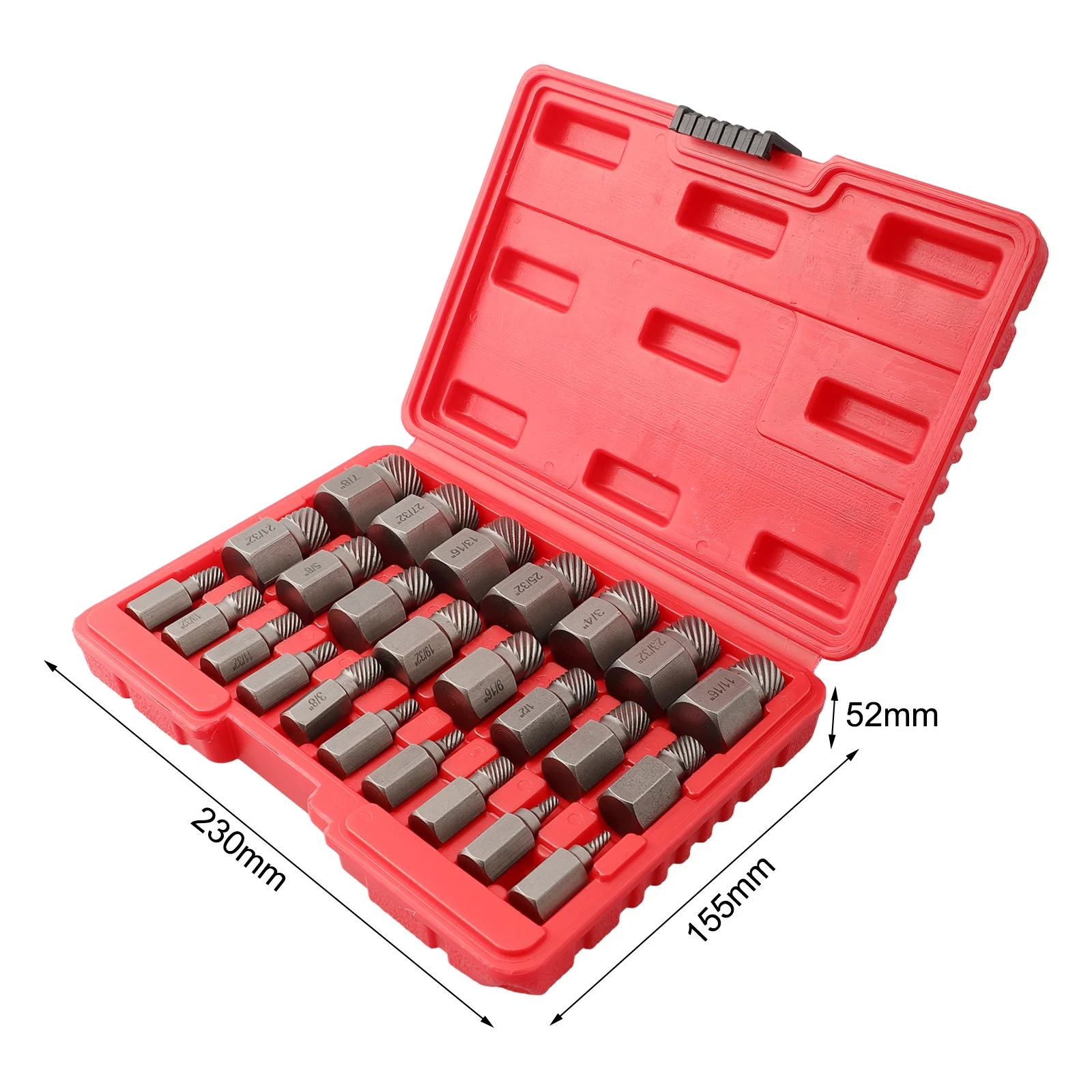 

25pcs Screw Extractor Set Multi-Spline Bolt Set Hex Head Metal Hex Screw Extractor Damaged Broken Bolt Remover Power Tools