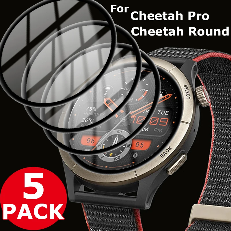 Compatibile Per Amazfit Cheetah Pro Cheetah Proteggi Schermo Rotondo 9H Clear Smart Watch Pellicola Protettiva Per Amazfit Cheetah Pro