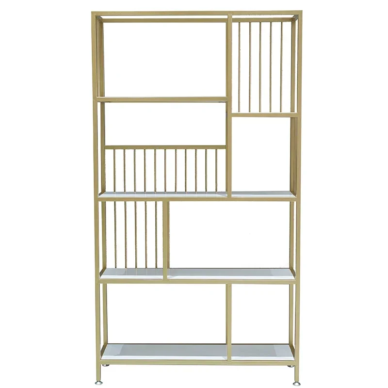 Nordic Wrought Iron Bar Cabinet Partition Bookshelf Minimalist Commercial Wine Rack Shelving Booth Vitrinas Nightclub Furniture