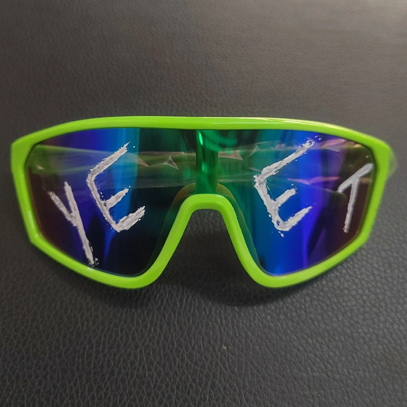Yeet Red Shades Jey Uso Adult Sunglasses - Main Event Replica Motorcycle Style