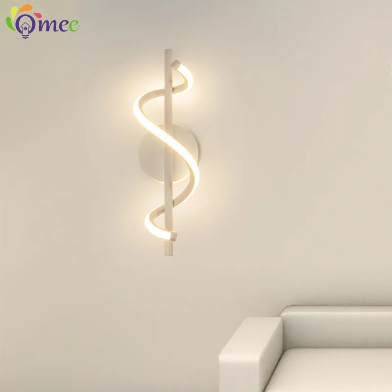 Modern Minimalist LED Wall Lamp Home Indoor Decor wall Sconce For Living Room Bedroom Bedside Lustres Backgroud Light Decoration