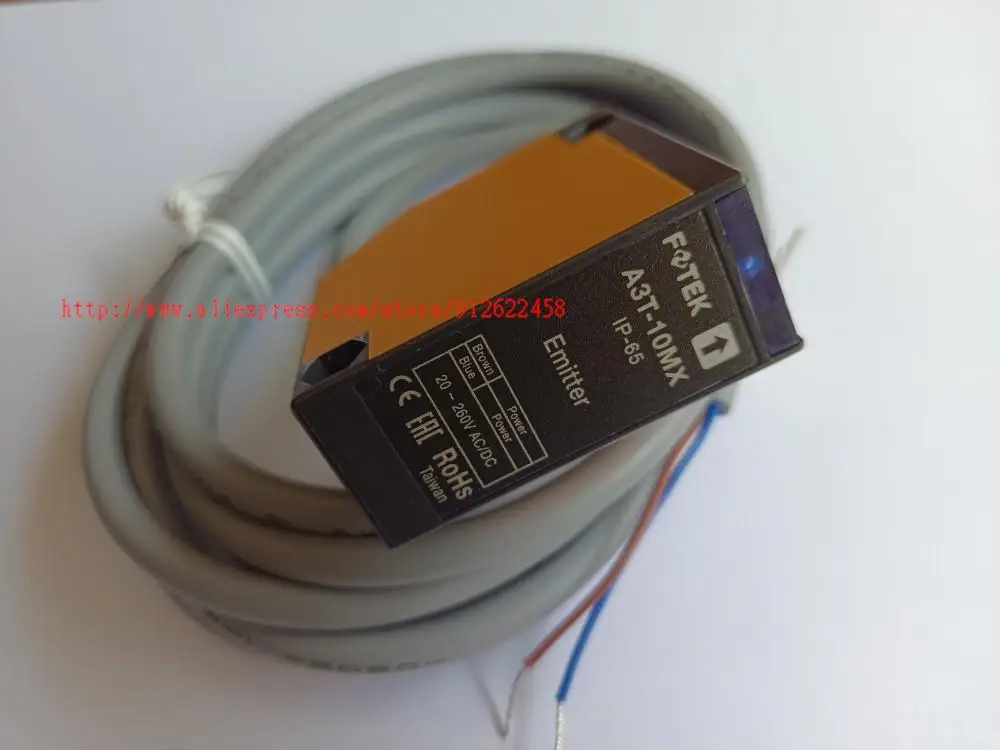 

A3T-10MX FOTEK Photoelectric Switch Sensor 100% New & Original Thru Beam FREE POWER PHOTO SENSOR