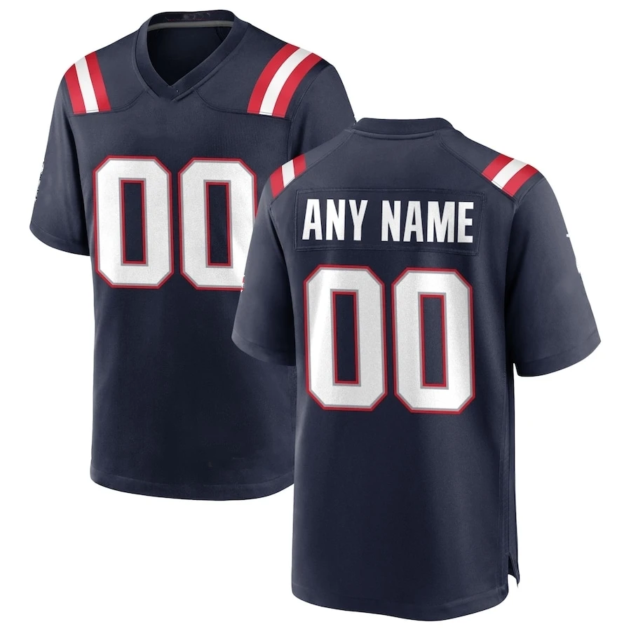 New England Stitched Jersey America Game Footbball Jersey Personalized Any Name Number For Men Women Youth