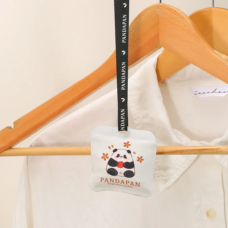 2PCS Panda Aromatherapy Sachet Fresh Odor Removal Car Bedroom Wardrobe Fragrance Lasting Fragrance Pendant