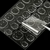 24/240pcs Double Side Glue Nail Stickers Adhesive Press-On Jelly False Nails Tips Transparent Waterproof Fake Nail Glue Decals 4