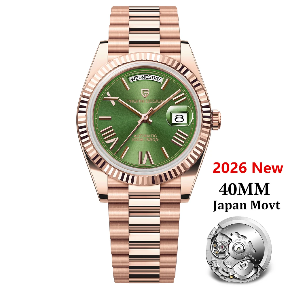 Rose Gold Green