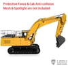 LESU 1/14 Hydraulic RC Excavator AC360 PC360 Metal Electric Digger Black Tracks Light System Painted Assembled Toy Model TH22765 5