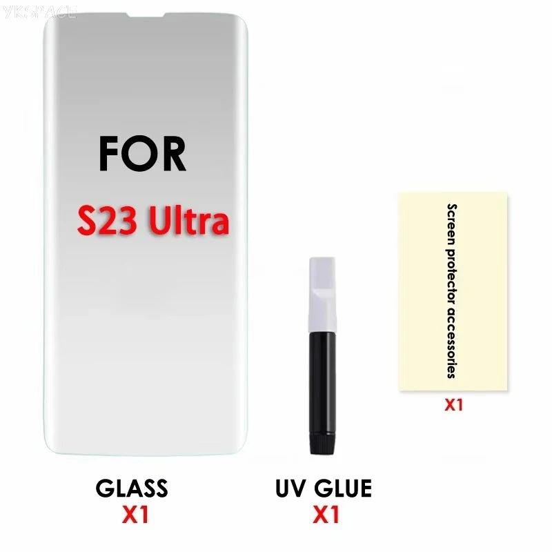 UV Liquid Adhesive for Curved Screen Tempered Glass Protectors (3-8 Pieces)