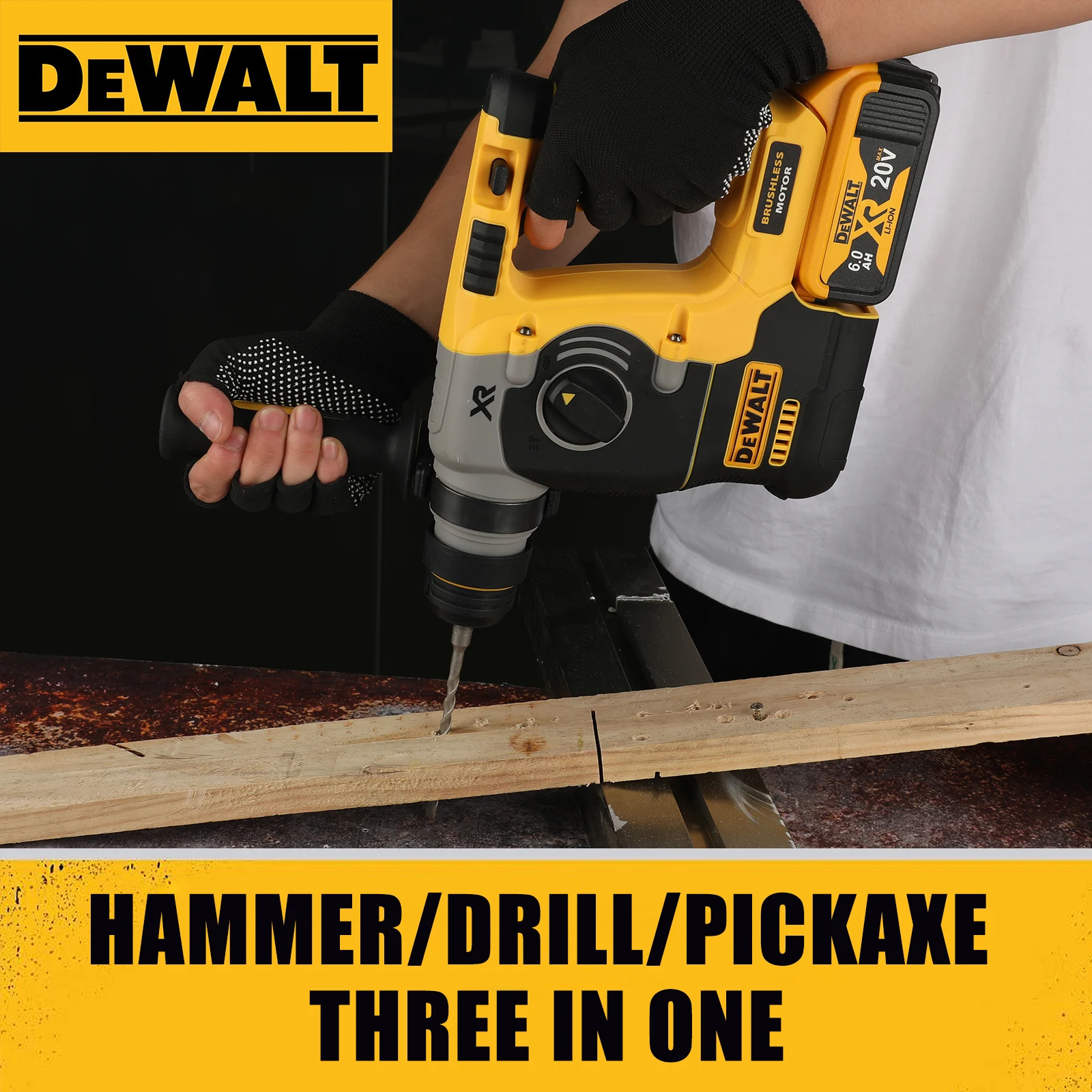 Brushless Rotary Hammer Drill 6