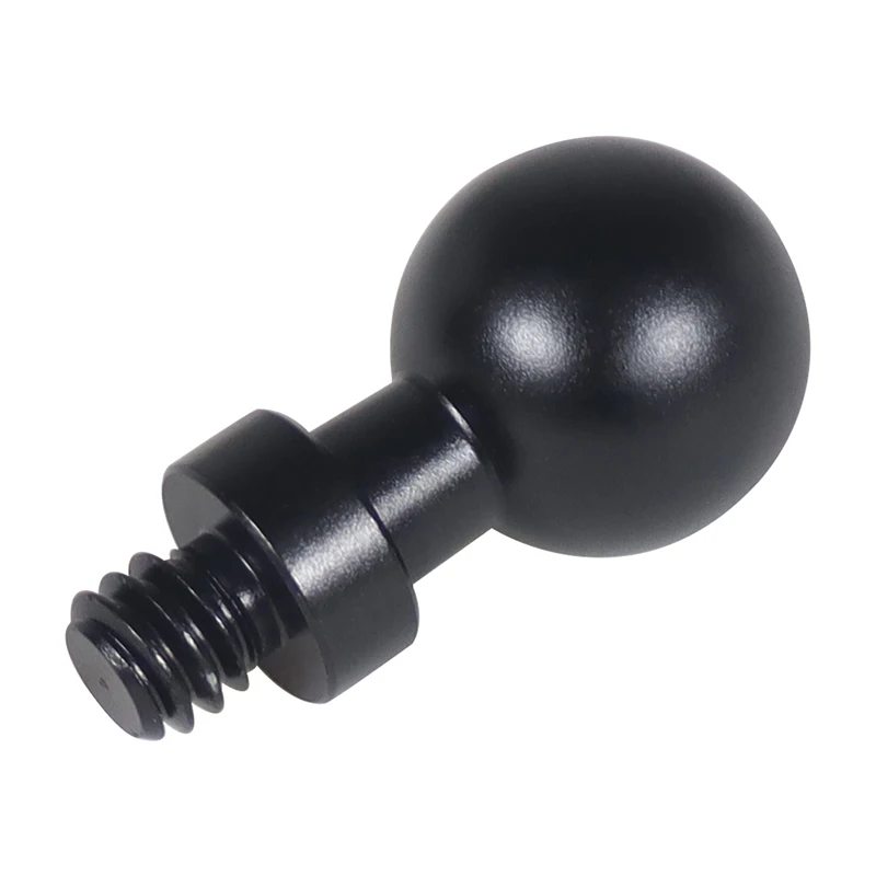Supporto A Sfera Con Attacco Per GoPro Hero E DJI Osmo Action - Testa Sferica 2,5 Cm Con Vite Zigrinata