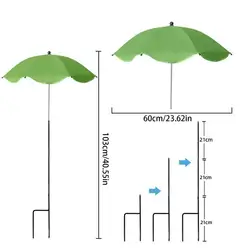Adjustable Outdoor Garden Shade Cloth (Green lace)