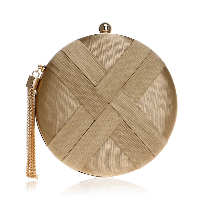 حقيبة يد نسائية عصرية مزينة بشراشيب معدنية، بتصميم...