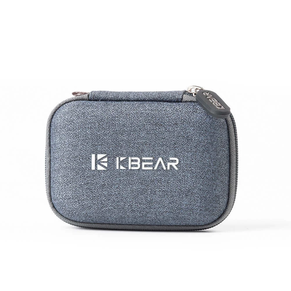 KBEAR Case Earphone Headset Accessories Protable Bag Pressure Shock Absorption Storage Package Box for KBEAR KS2 Diamond KZ Blon