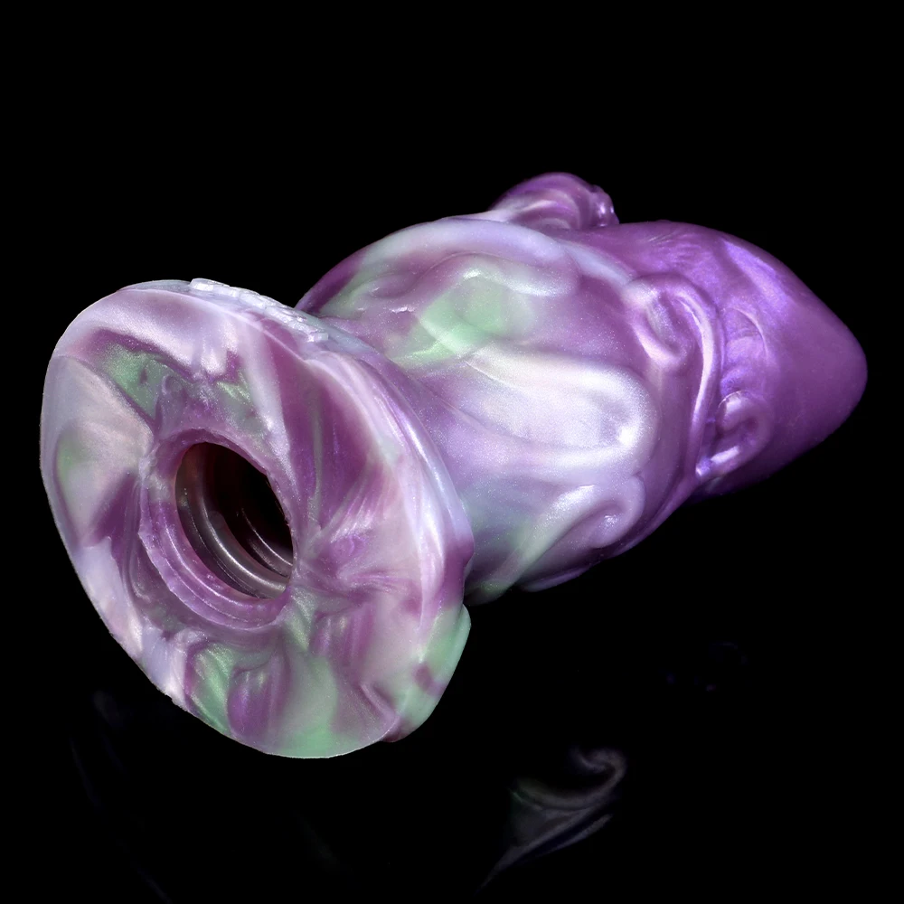 GEEBA Fantasy Silicone Anal Plug Ass Tunnel Butt Expansion Speculum Anus Dilator Anal Adult Penis Trainer Erotic Sex Toys