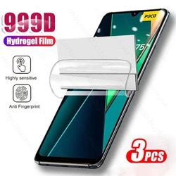 3-Pack Full Glue Hydrogel Film Screen Protector for Poco S75 4G (3Pieces)