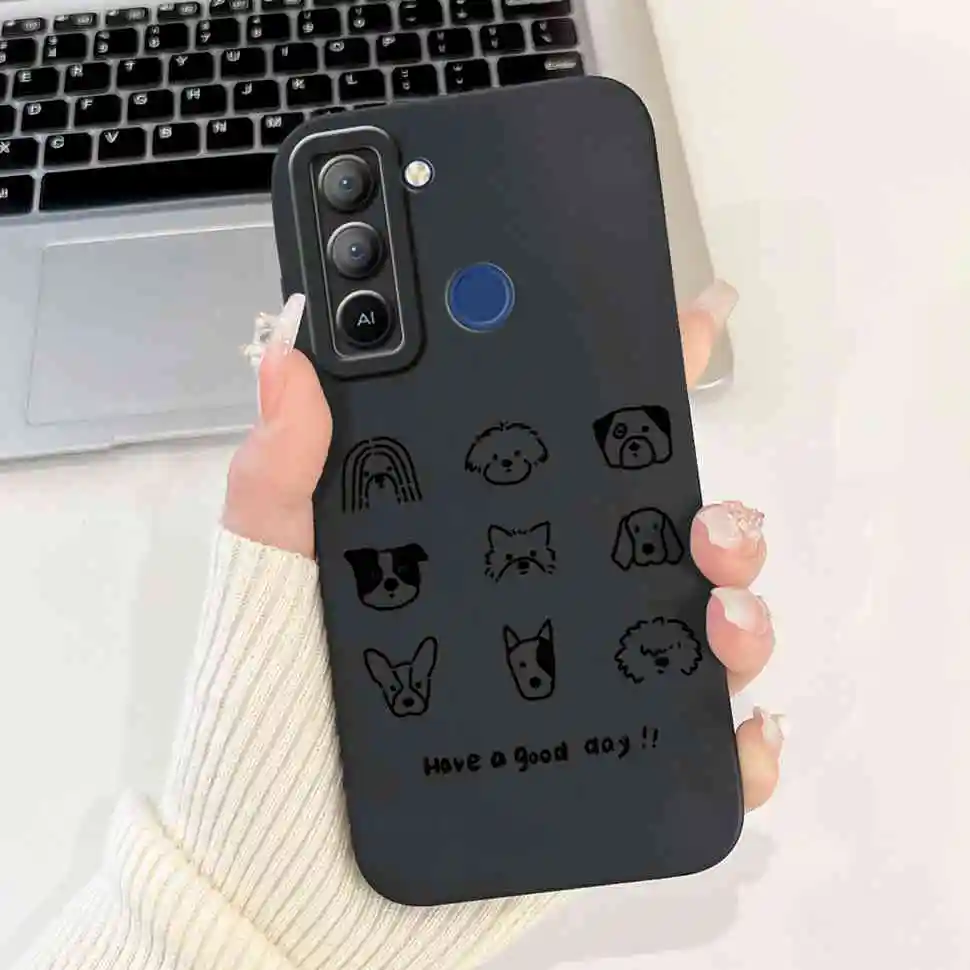 Tecno Pop 5 LTE Shockproof Painted Silicone Phone Case