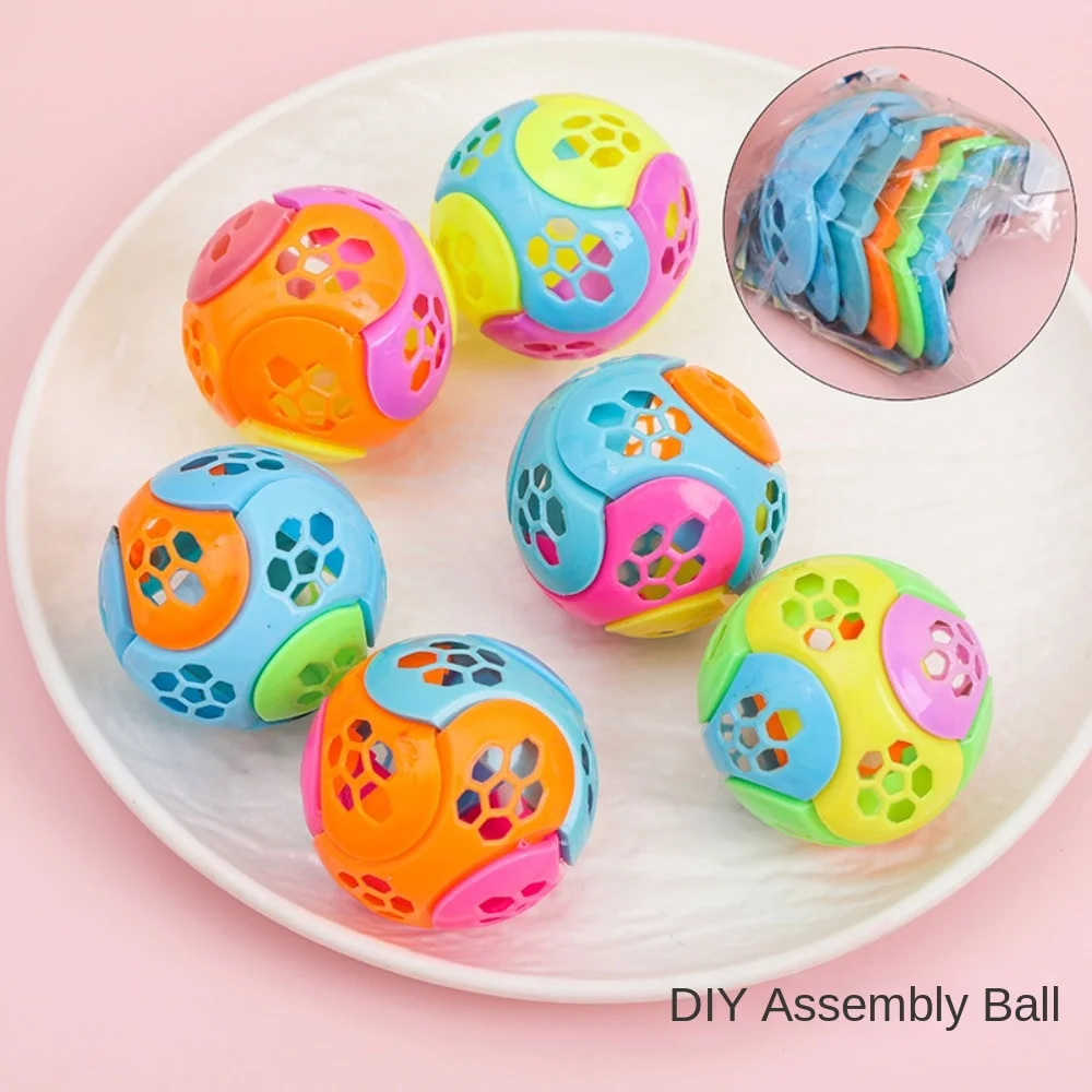 12/30 pcs Spaß DIY zusammen gebaute Bälle für Kinder Geburtstags feier Baby party Geschenke Karneval Geschenk packung Pinata Füller Schule Belohnungen