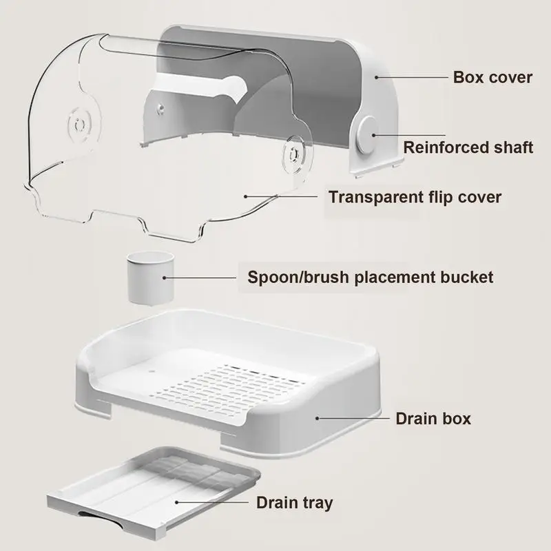 Baby Feeding Bottle Drain Rack baby bottle drying rack feeding bottle drying rack bottle drying rack Nipple Feeding Cup Holder with cover Storage Drying Rack Bottle Cleaning And Drying Machine