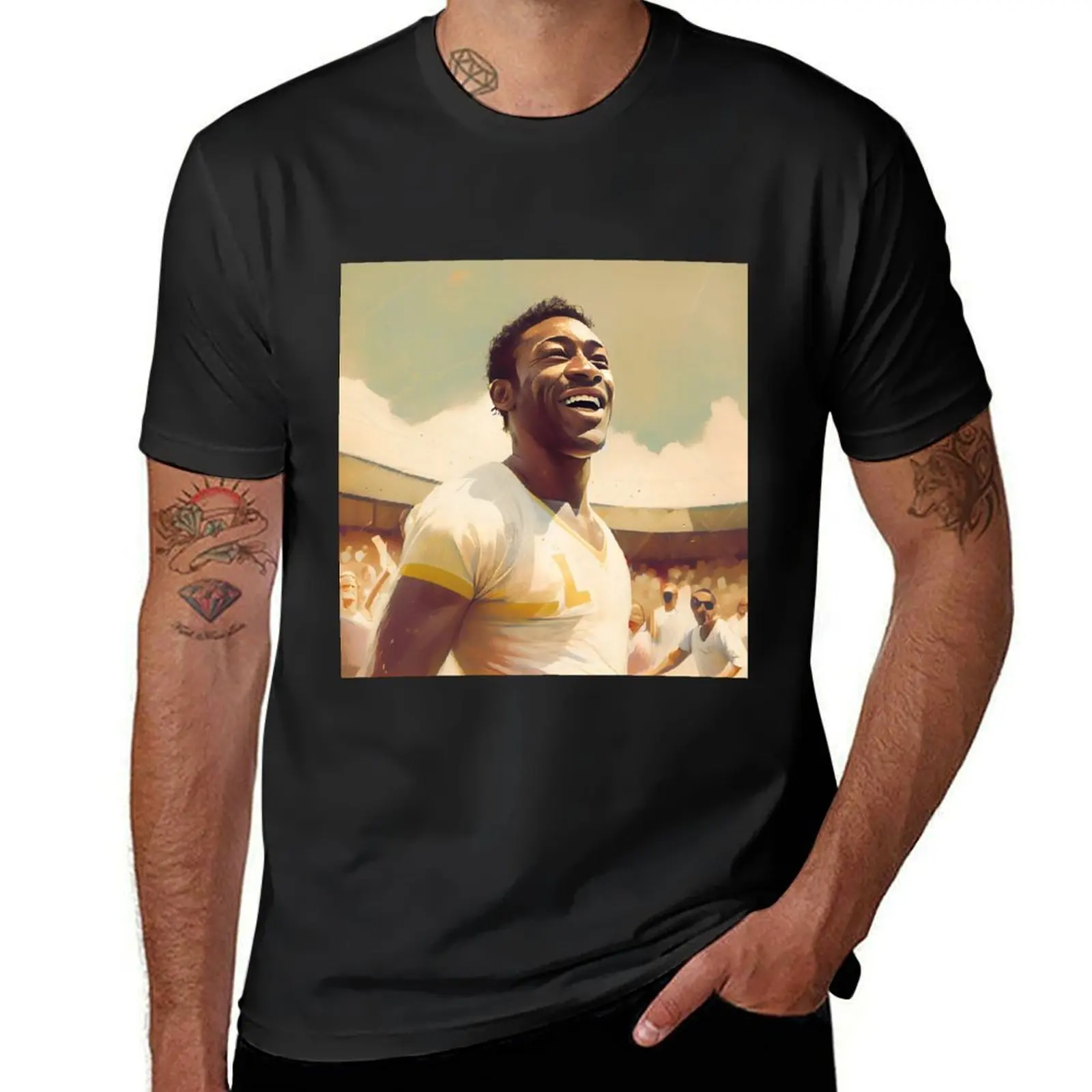 

Футболка Pele football two, кавайная одежда, одежда в эстетике, Симпатичные топы, мужские футболки