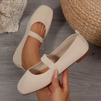 New Fashionable Comfortable Mesh Flat Loafers Retro Breathable Casual Women Lightweight Shallow Mouth Women's Shoes