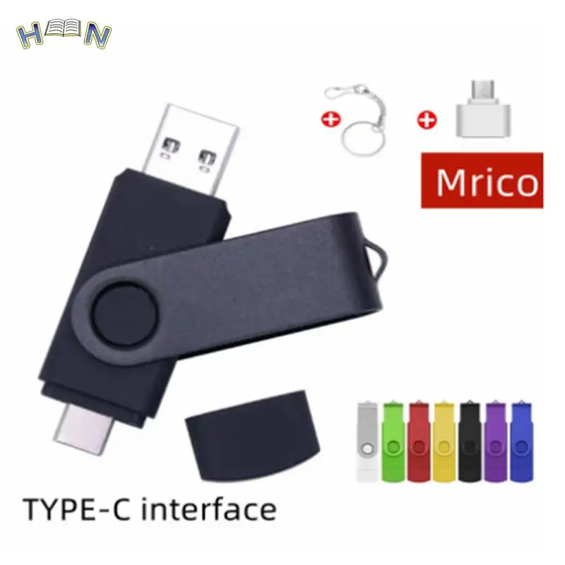 

USB-флеш-накопитель USB TYPE-C OTG, флеш-накопитель на 1 ТБ, флешка USB 2 в 1, высокоскоростная флешка, внешнее хранилище, карта памяти, подарок, брелок