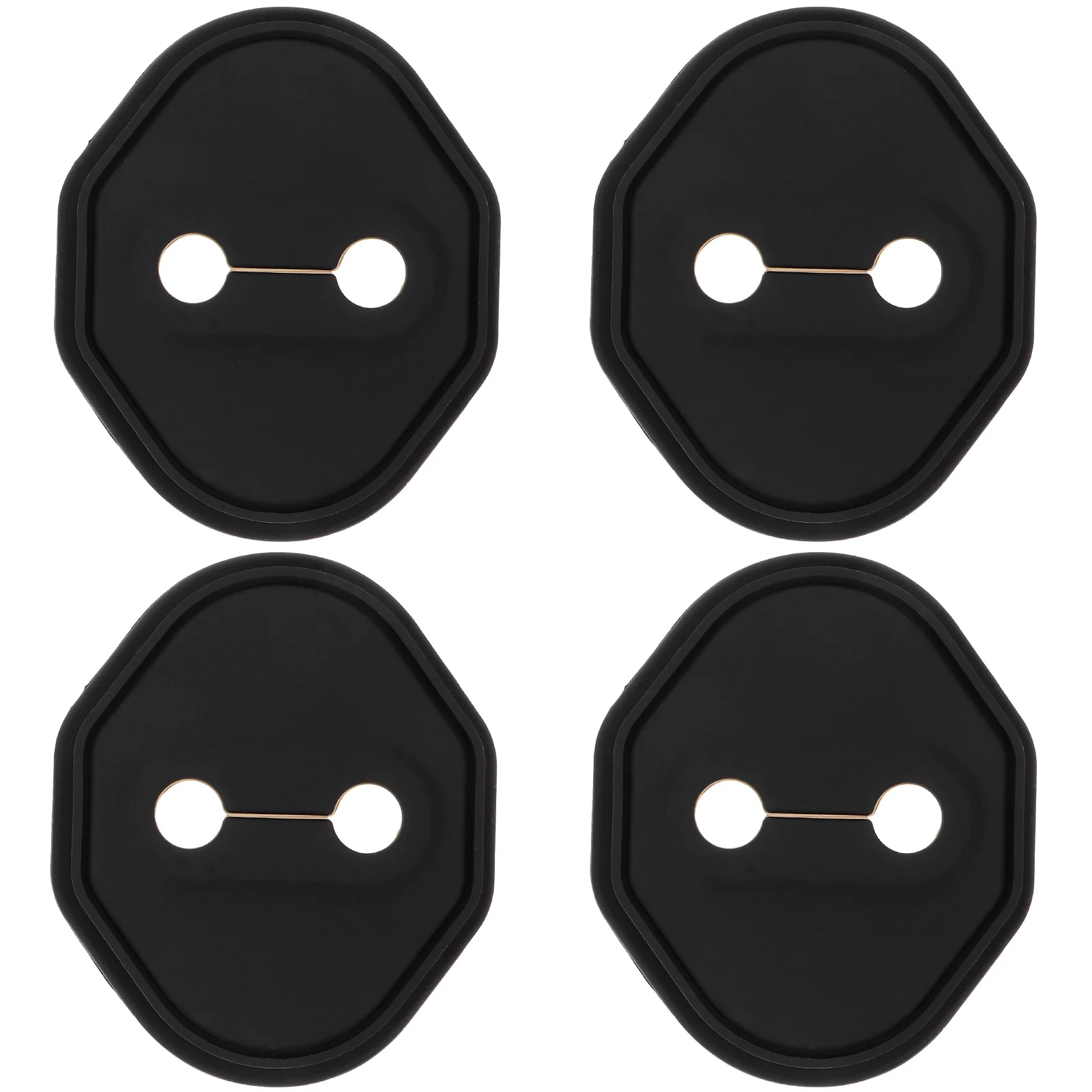 

4 Pcs Door Lock Cover Camper Accessories Car Covers Accessory Decorations Refit Protector Replacement Silica Gel for Latch