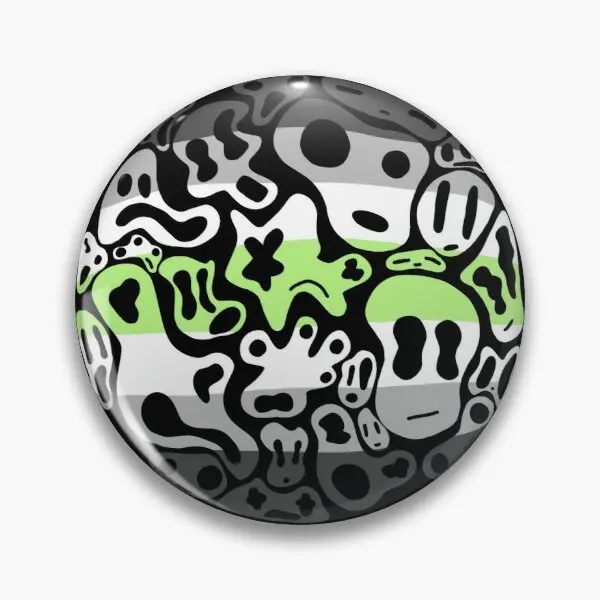 Nonbinary Pride Ghost Bubble Bi Pan Soft Button Pin Customizable Funny Metal Brooch Jewelry Decor Fashion Cartoon Hat Clothes