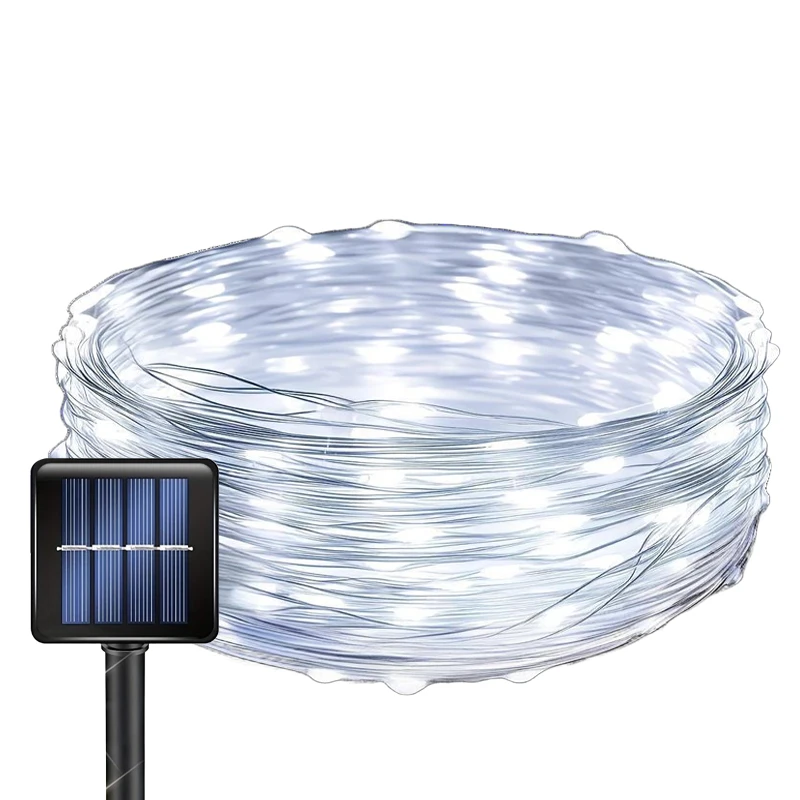 ตัวเลือกสินค้า ไฟโซลาร์ LED สายยาว กันน้ำ 8 โหมด
