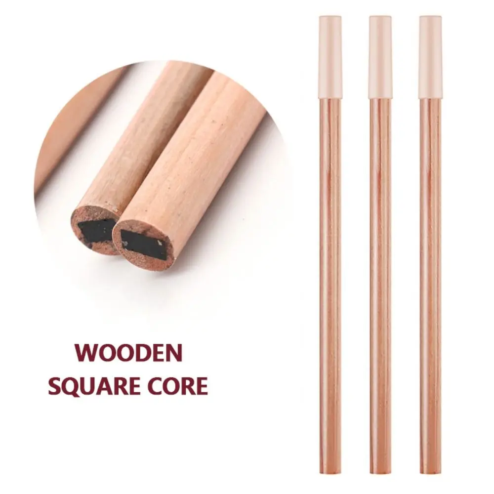 

Beauty Makeup Tool for Beginners Wooden Hard Eyebrow Pencil Permanent Tattoo Pen Eye Brow Tint Microblading Marker Pen