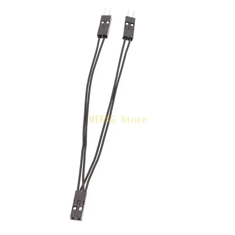 2.54mm 2pin 여성에서 2 개의 남성 점퍼 와이어 와이어 전자 구성 요소를 연결하는 최상의 판매