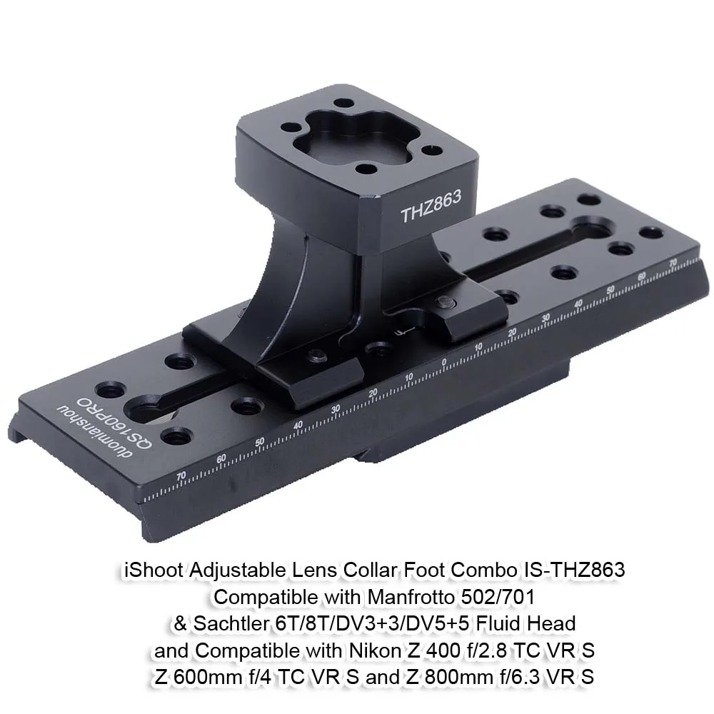Ishoot Tripod Mount Ring Base Lens Collar Replacement Foot For Nikon Z 600Mm F/4 Tc Vr S