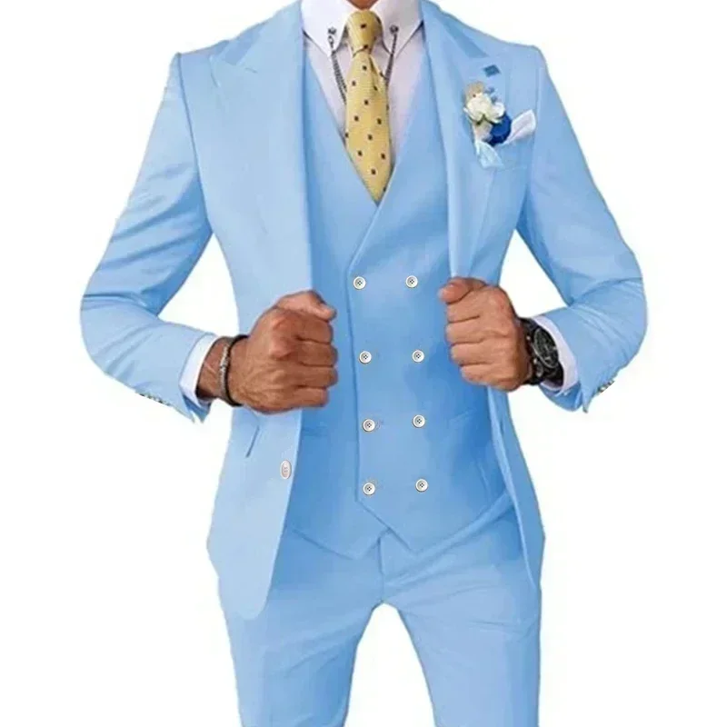 High-quality Wedding Art，solid Color Formal Business Suits，Elegant Man Suit，Circus Costume，party，daily Life，Banquet